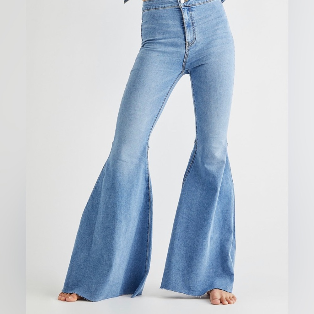 Free People Just Float On Flare Jeans size 27